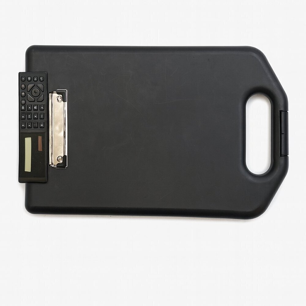 🗂️ Black Portable File Organizer with Calculator Case | Offers Welcome!